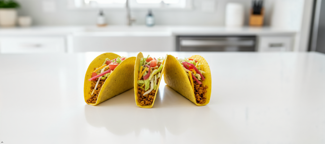 Easy Textured Vegetable Protein Vegan Tacos (TVP)