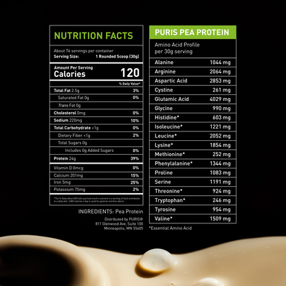PURIS Non-GMO Pea Protein Isolate