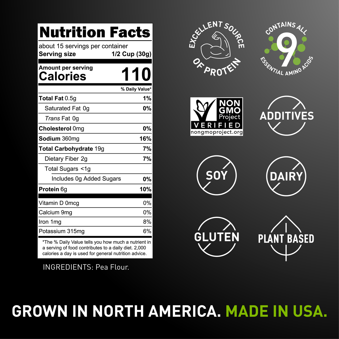 PURIS Non-GMO Puffed Pea Crispies