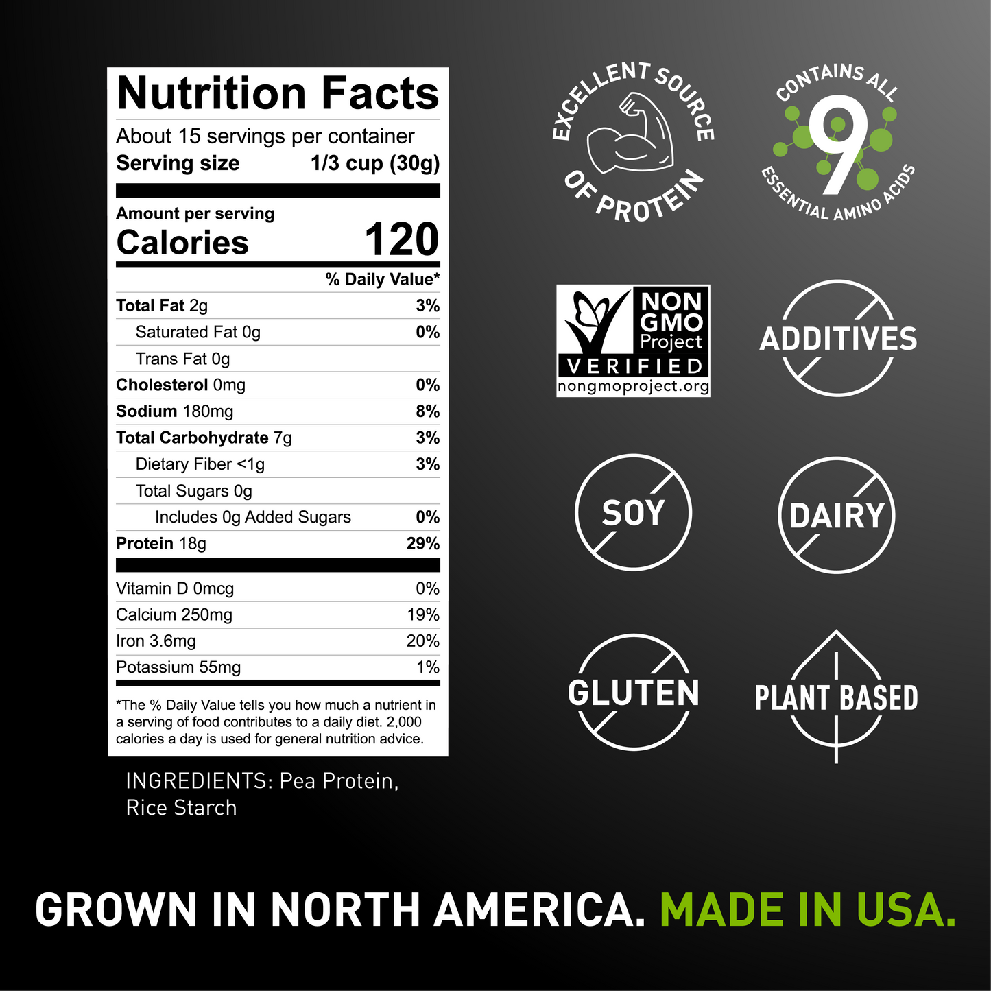 PURIS Non-GMO Pea Protein Crisps