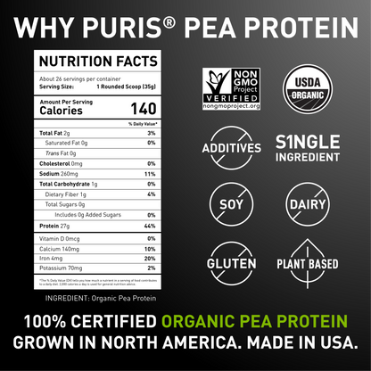 PURIS Organic Pea Protein Isolate