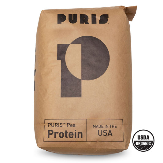 PURIS Organic Pea Protein Isolate - Bulk Weight Bags (40 lbs+)