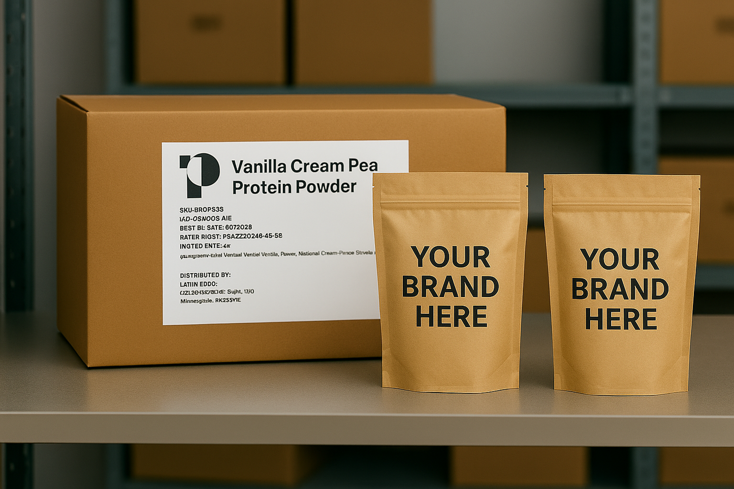 Premium Vanilla Protein Powder Blend (30 Lbs Bulk)