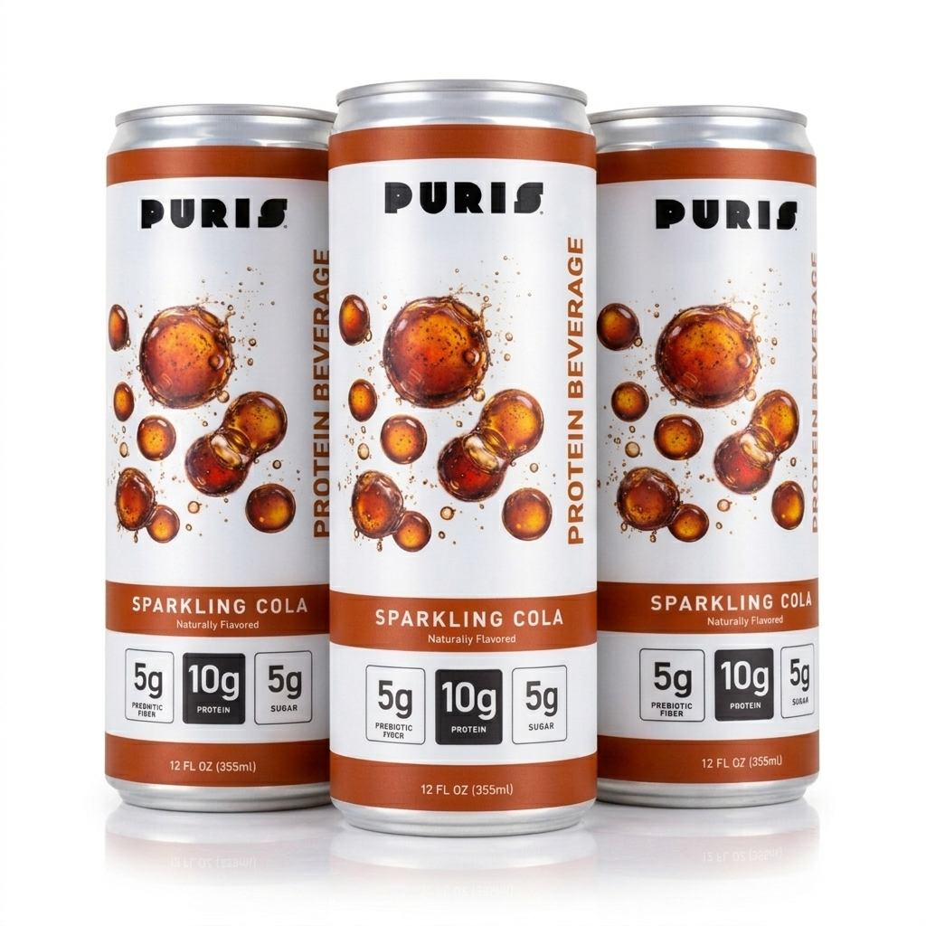 PURIS Sparkling Protein Beverage