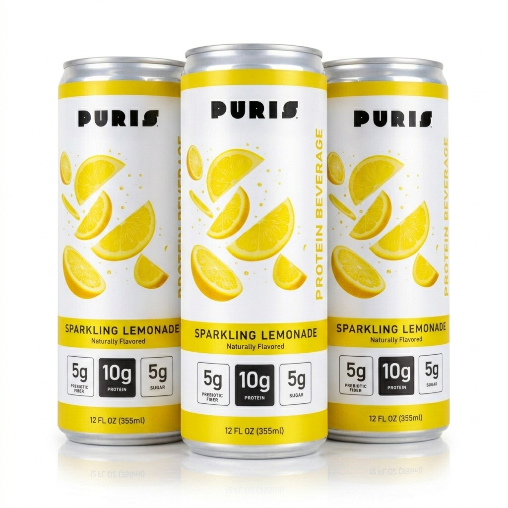 PURIS Sparkling Protein Beverage