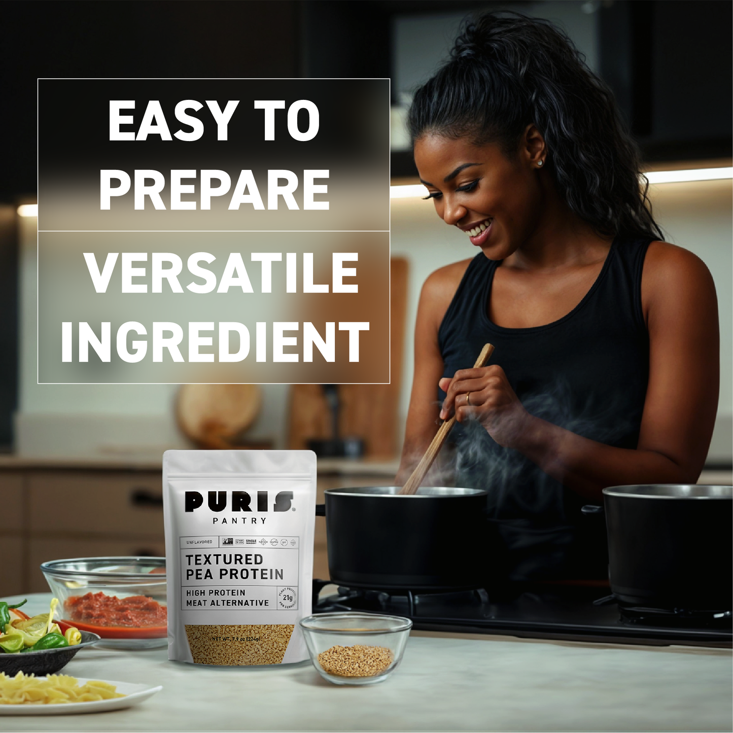 PURIS Non-GMO Textured Pea Protein