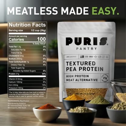 PURIS Non-GMO Textured Pea Protein