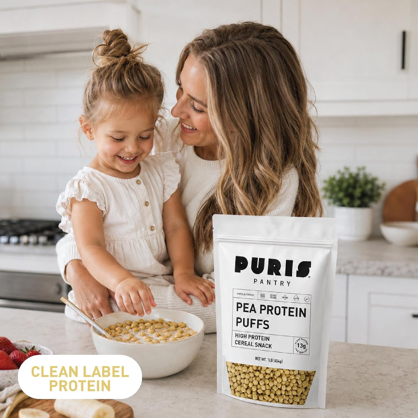PURIS Pea Protein Cereal Puffs