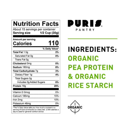 PURIS Organic Pea Protein Crisps